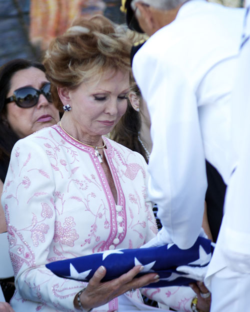 U.S. Navy renders honors at funeral of Ernest Quarterdeck
