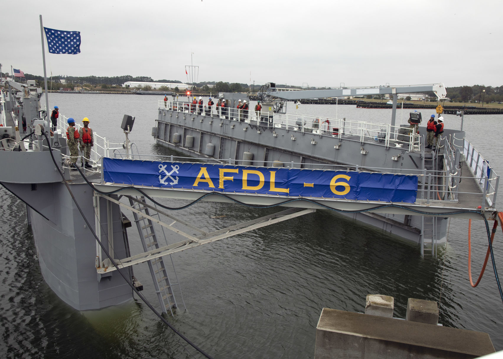 Uss Dynamic Navy's oldest floating dry dock passes material inspection | Norfolk ...