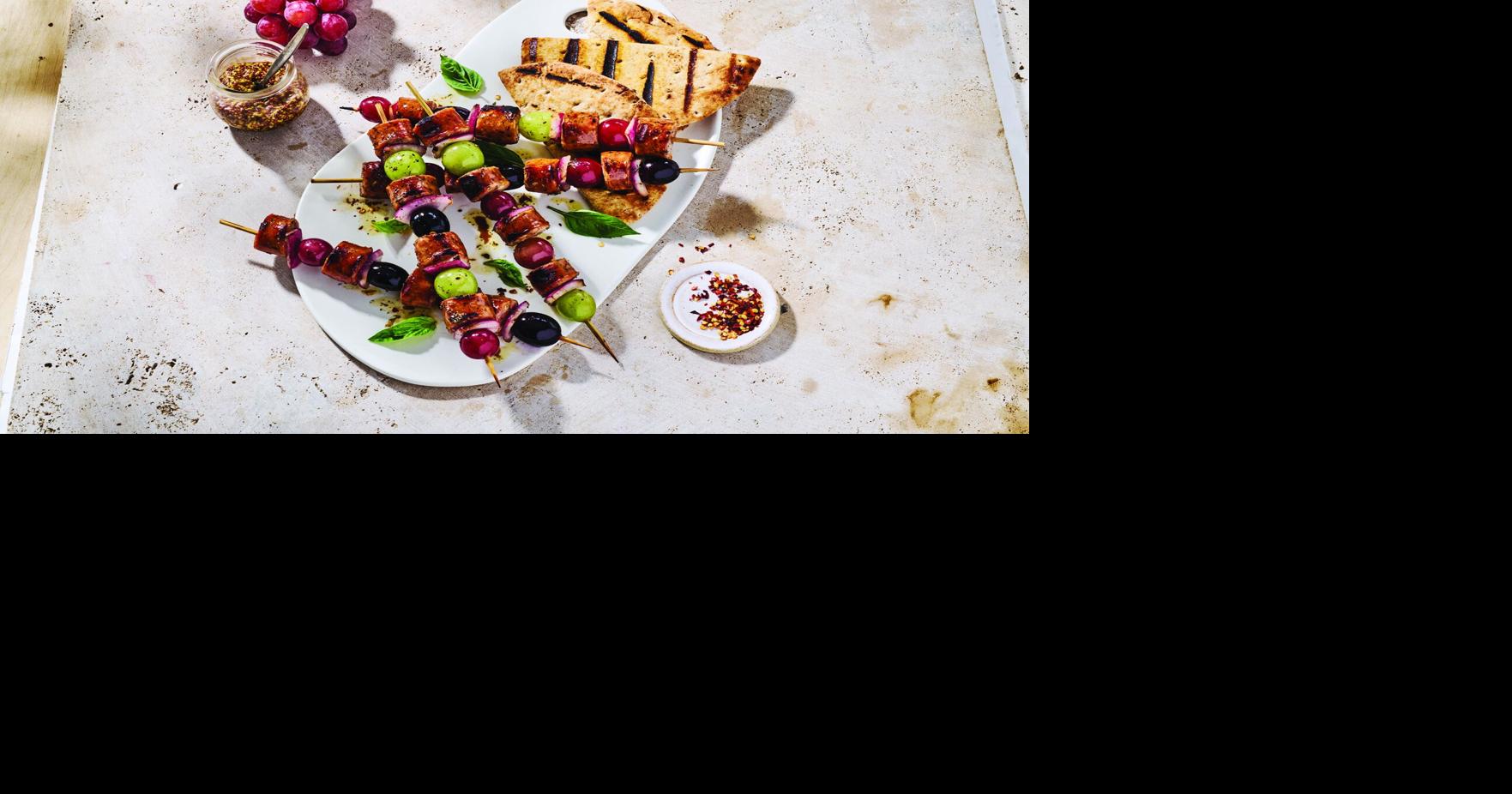Elevate summer hosting with health in mind: easy apps, meals and sides made with fresh, juicy grapes