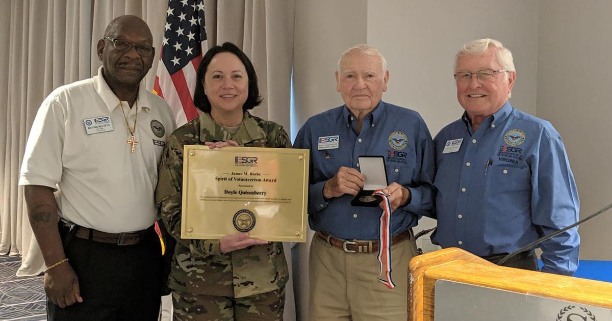 James M Roche James M. Roche Spirit of Volunteerism award given to dedicated ESGR ...