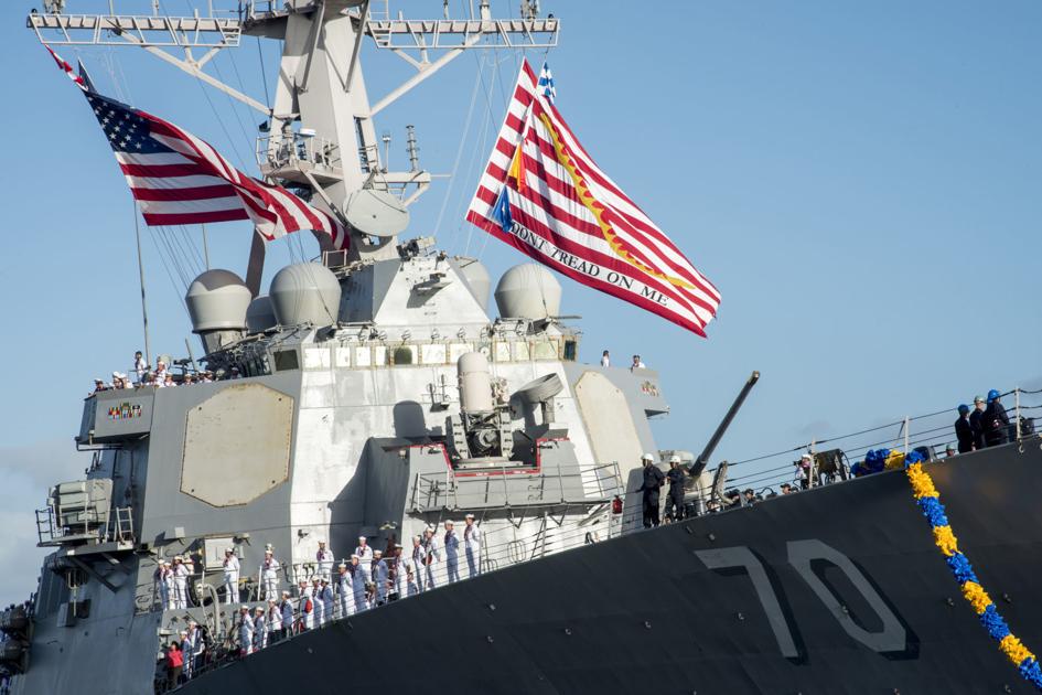 USS Hopper returns from 4month deployment Quarterdeck