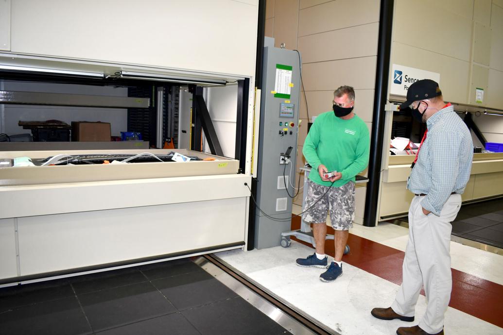 Vertical lift modules raise the bar for storage options on F35 line