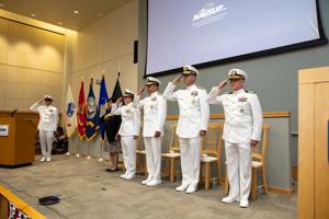 Naval Supply Systems Command Weapon Systems Support holds change-of