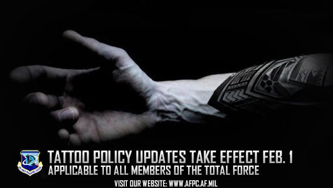 Army eases tattoo rules  Heres how it compares to other US military  branch policies