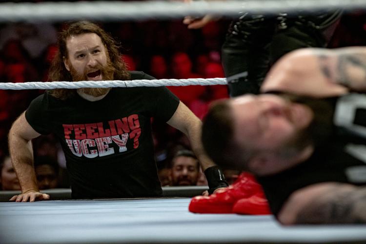 Scenes from WWE Monday Night Raw at Norfolk Scope on November 28, 2022