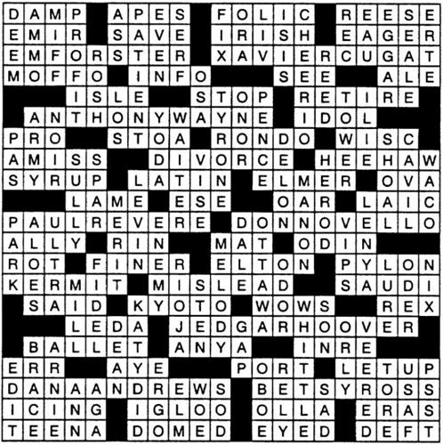 March 25th Crossword Answers Crossword Sudoku militarynews com