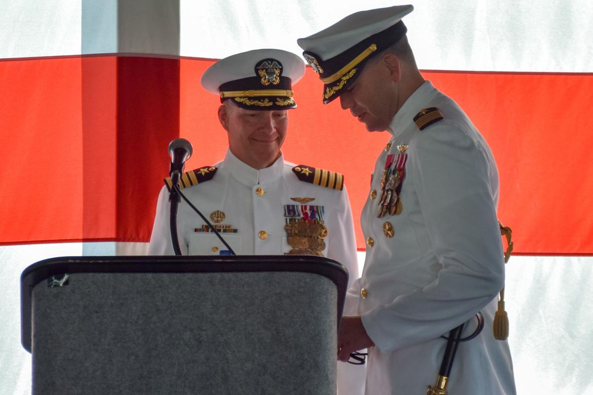 Naval Support Activity Hampton Roads changes leadership at Change of