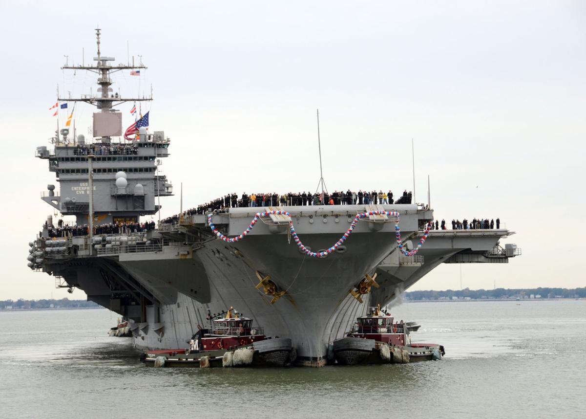 Navy’s first nuclear-powered aircraft carrier USS Enterprise