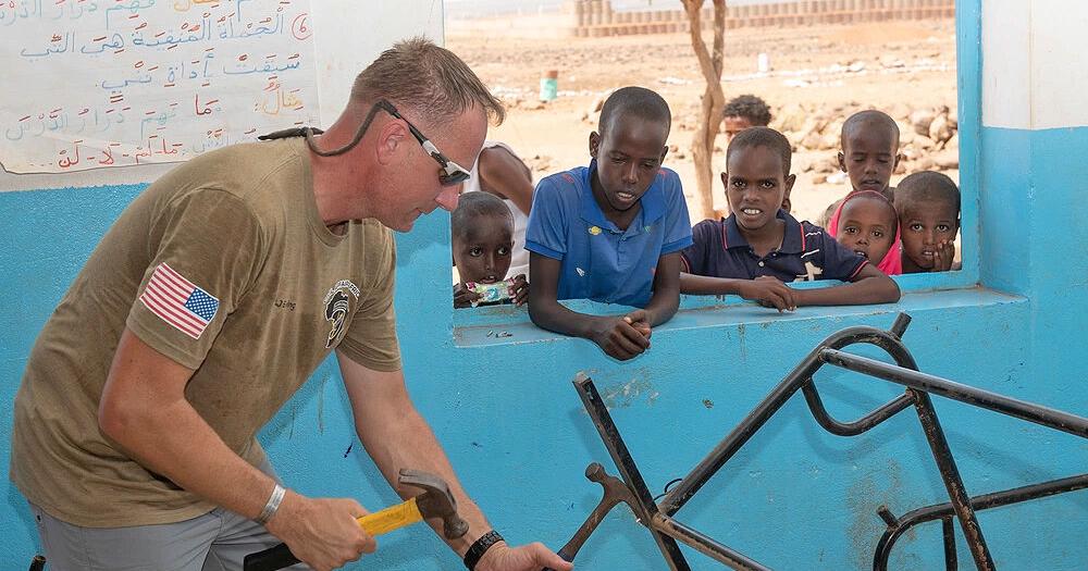Service members deliver supplies to local Djiboutian school - Vimarsana News
