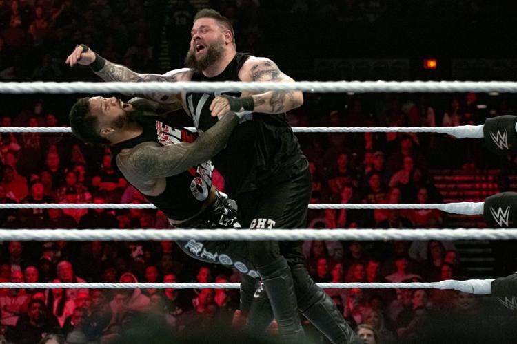 Scenes from WWE Monday Night Raw at Norfolk Scope on November 28, 2022