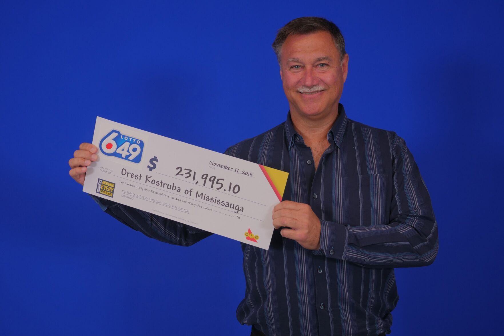 Mississauga man wins more than 230K playing lottery