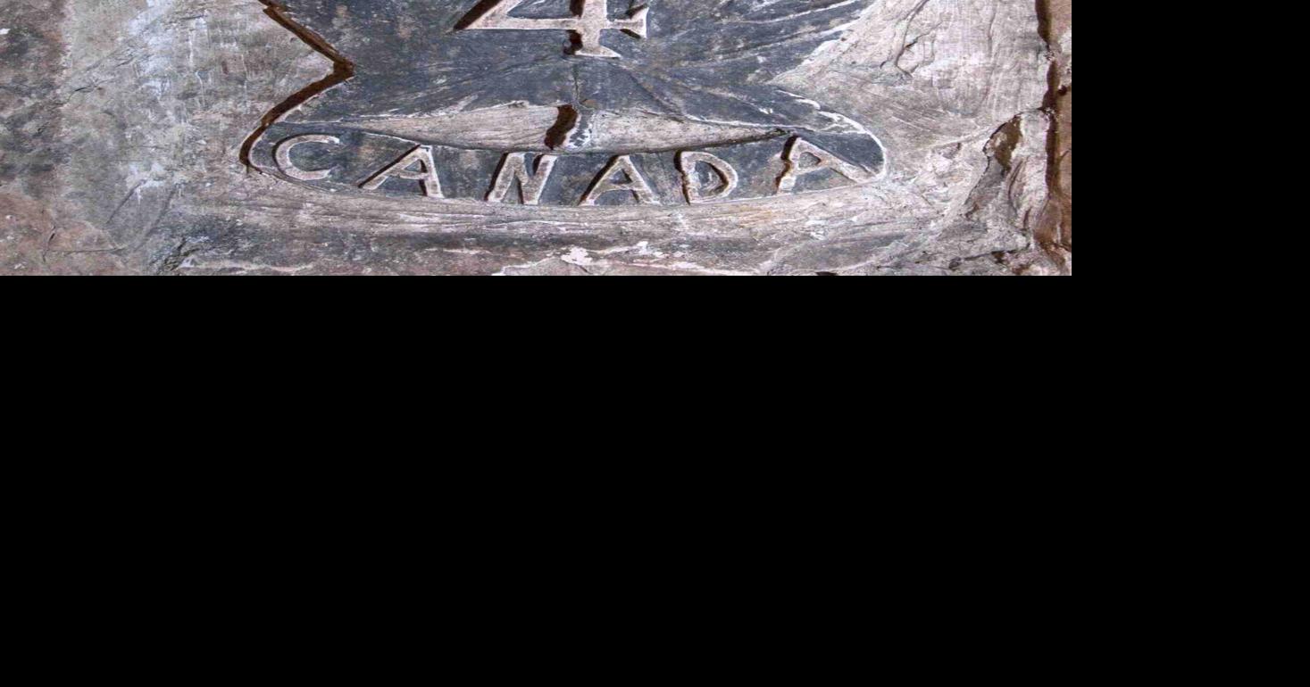 Exhibit displays replica carvings made by Canadian soldiers at Vimy Ridge