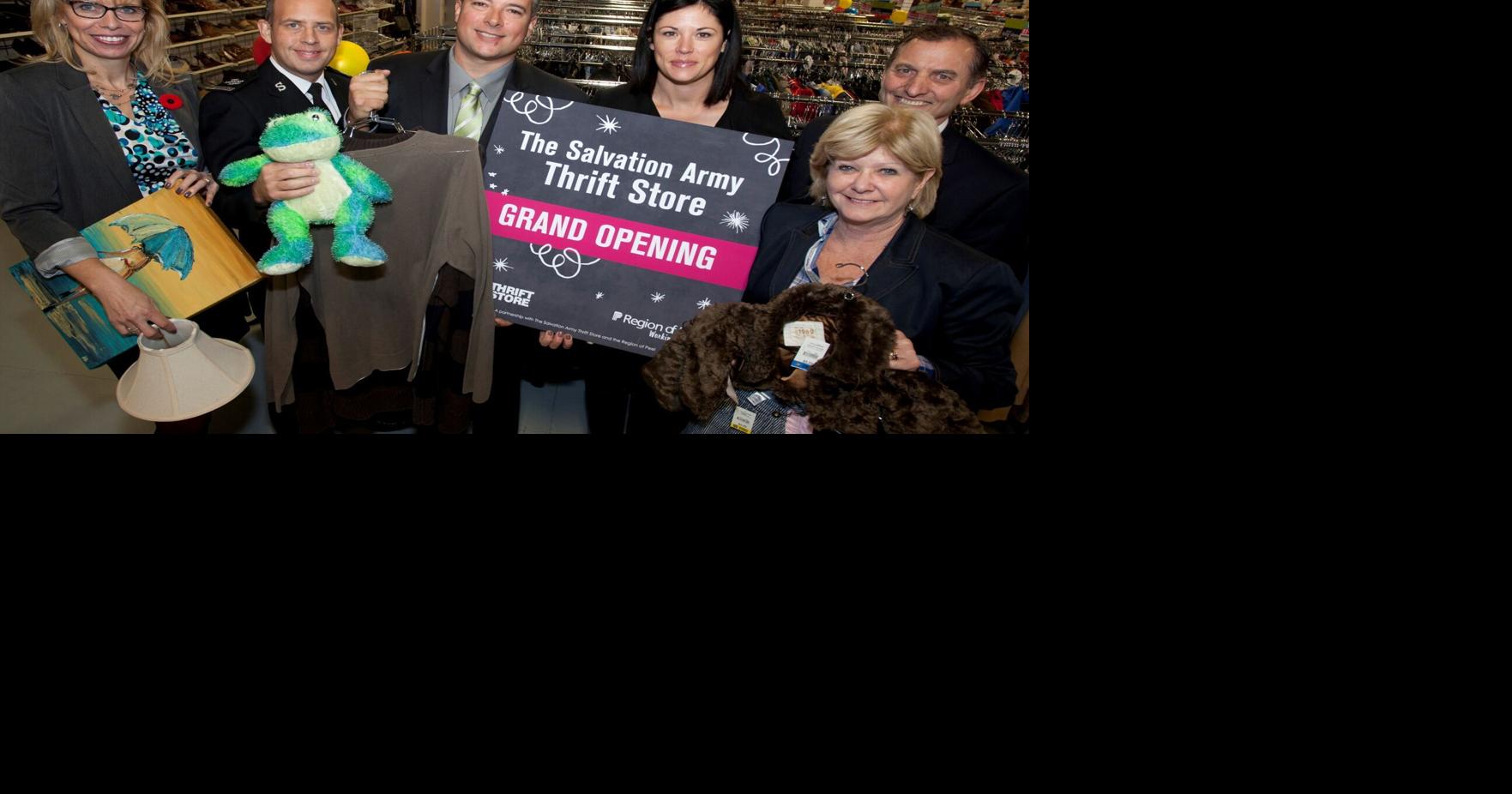 Salvation Army thrift stores located at Peel recycling centres in