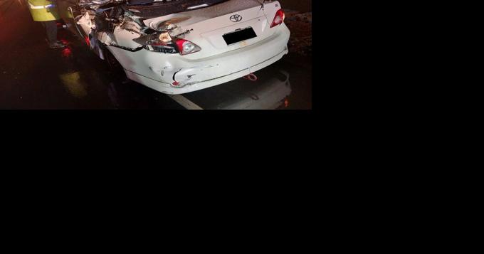 Damaged car makes it at least 60 km before stopped by OPP - Vimarsana News