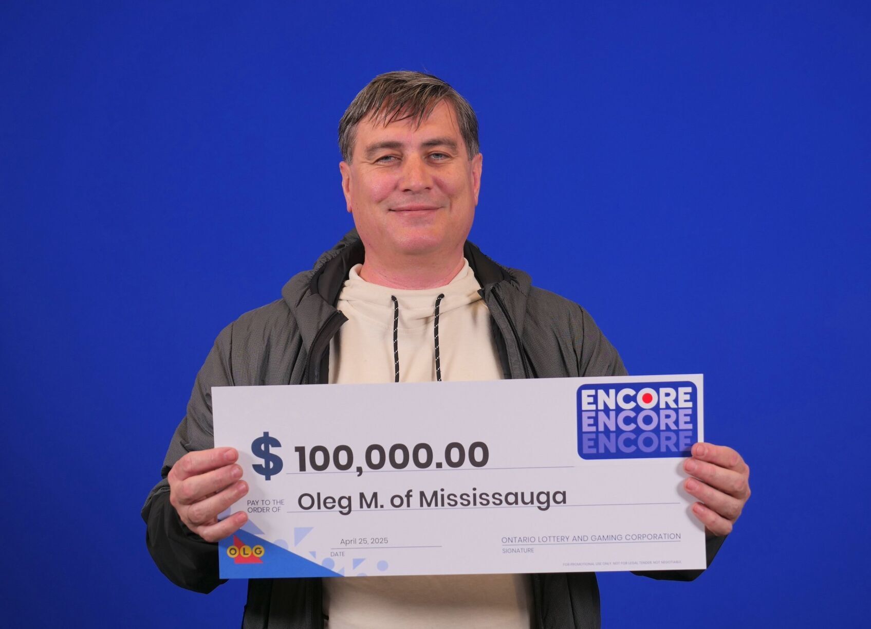 Mississauga man scores huge Encore lottery prize