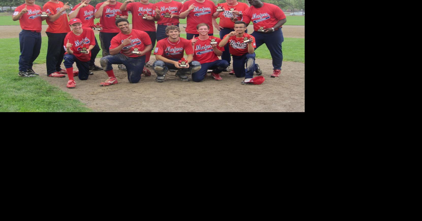 Mississauga Majors midget AA baseball champs