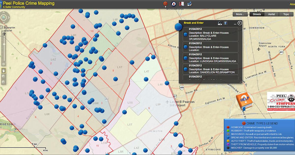 Police introduce interactive crime map