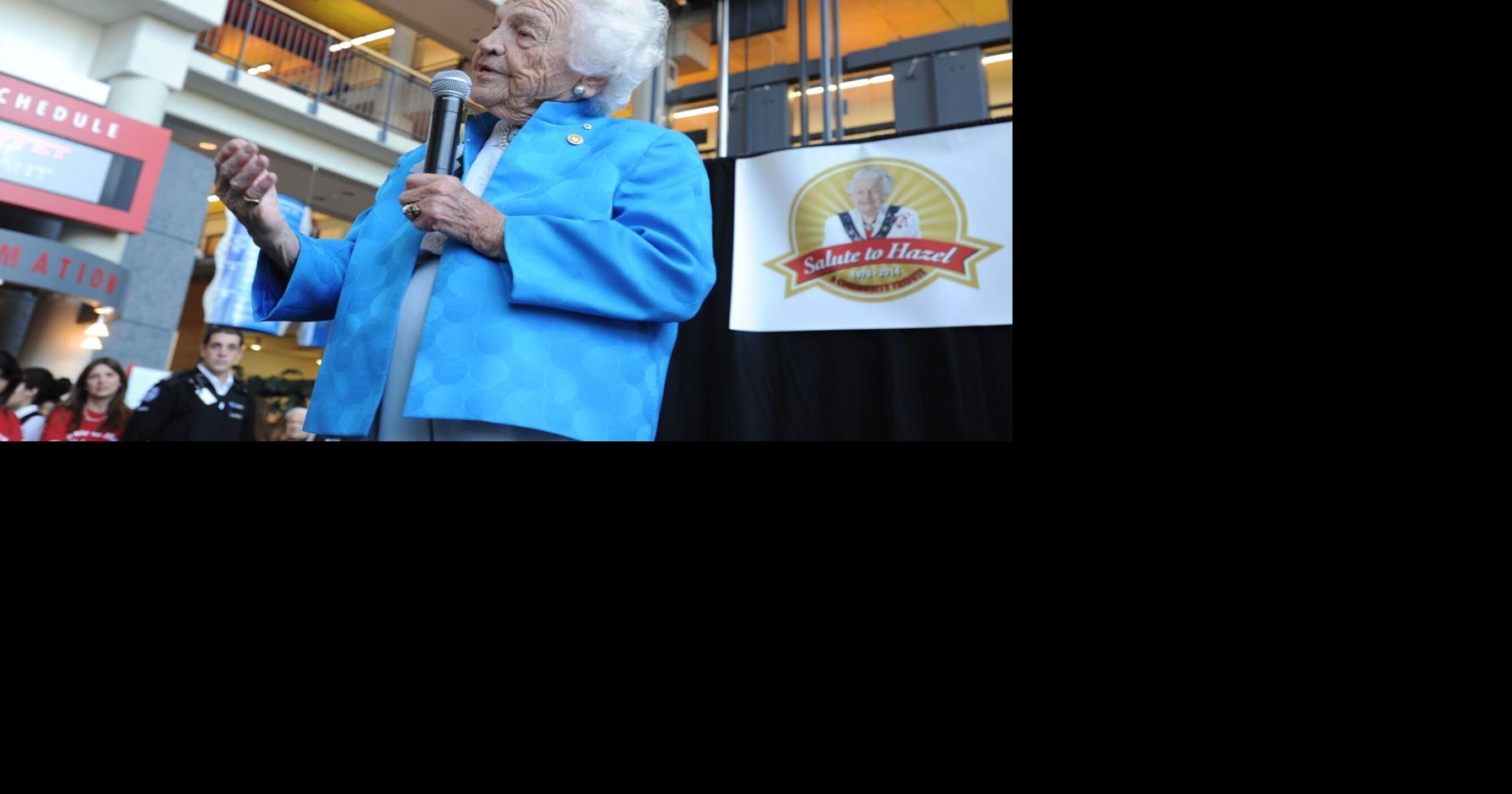 Residents fawn over Hazel at farewell celebration