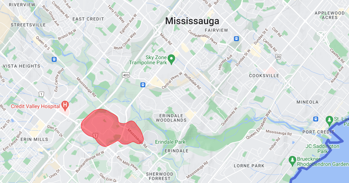 UPDATED STORY: Thousands of Mississauga homes and businesses affected