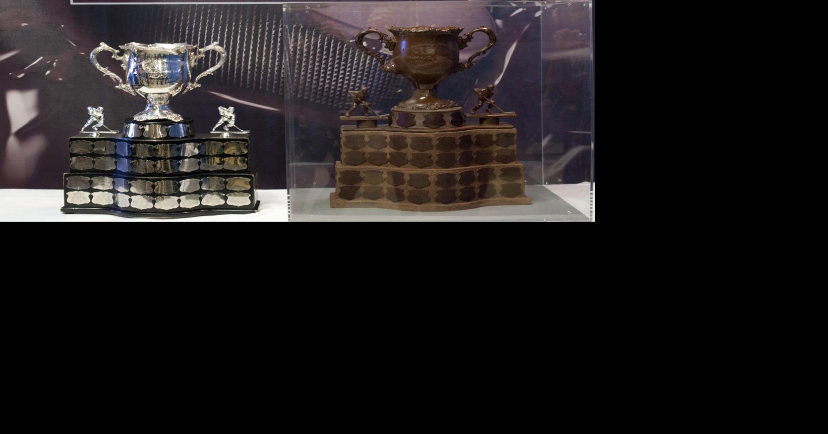 Sweet Memorial Cup replica on display