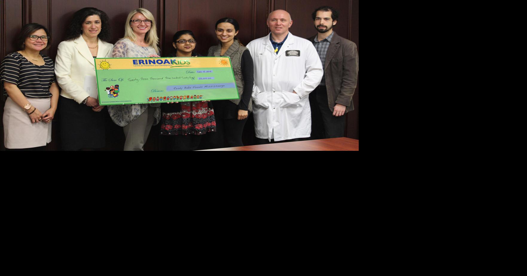 Employees of Mississauga company raise more than 20K for ErinoakKids