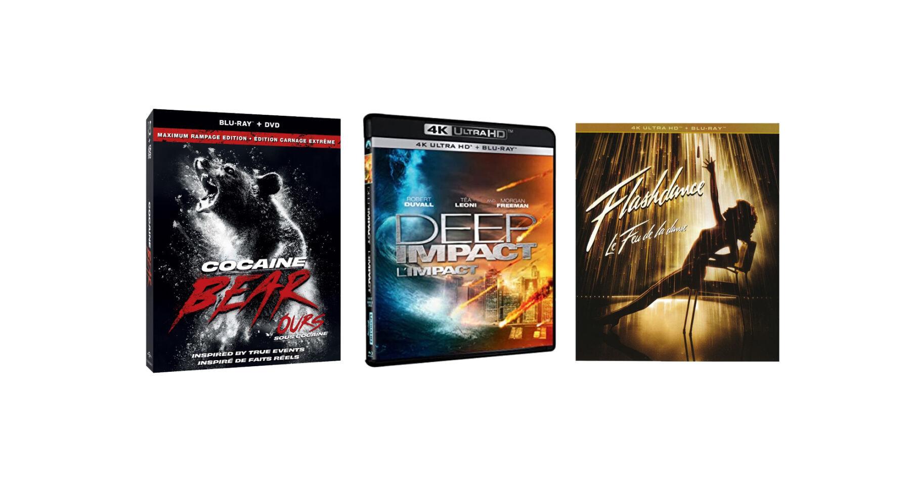 'Cocaine Bear,' 'Deep Impact' and 'Flashdance' on disc - Vimarsana News