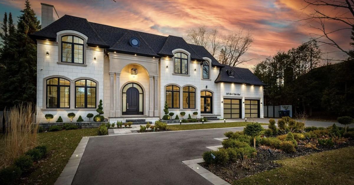 'Palatial beauty' in Mississauga listed for $10 million is the most expensive home on Peel real estate market for April and includes 10 bathrooms, elevator, theatre and butler service station
