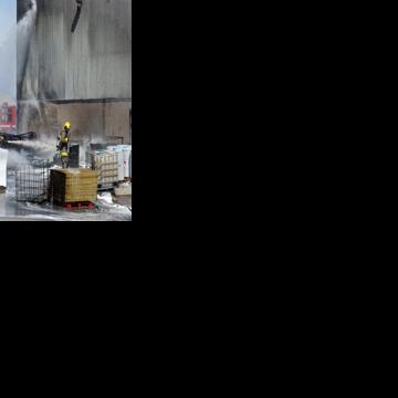 Factory fire under control