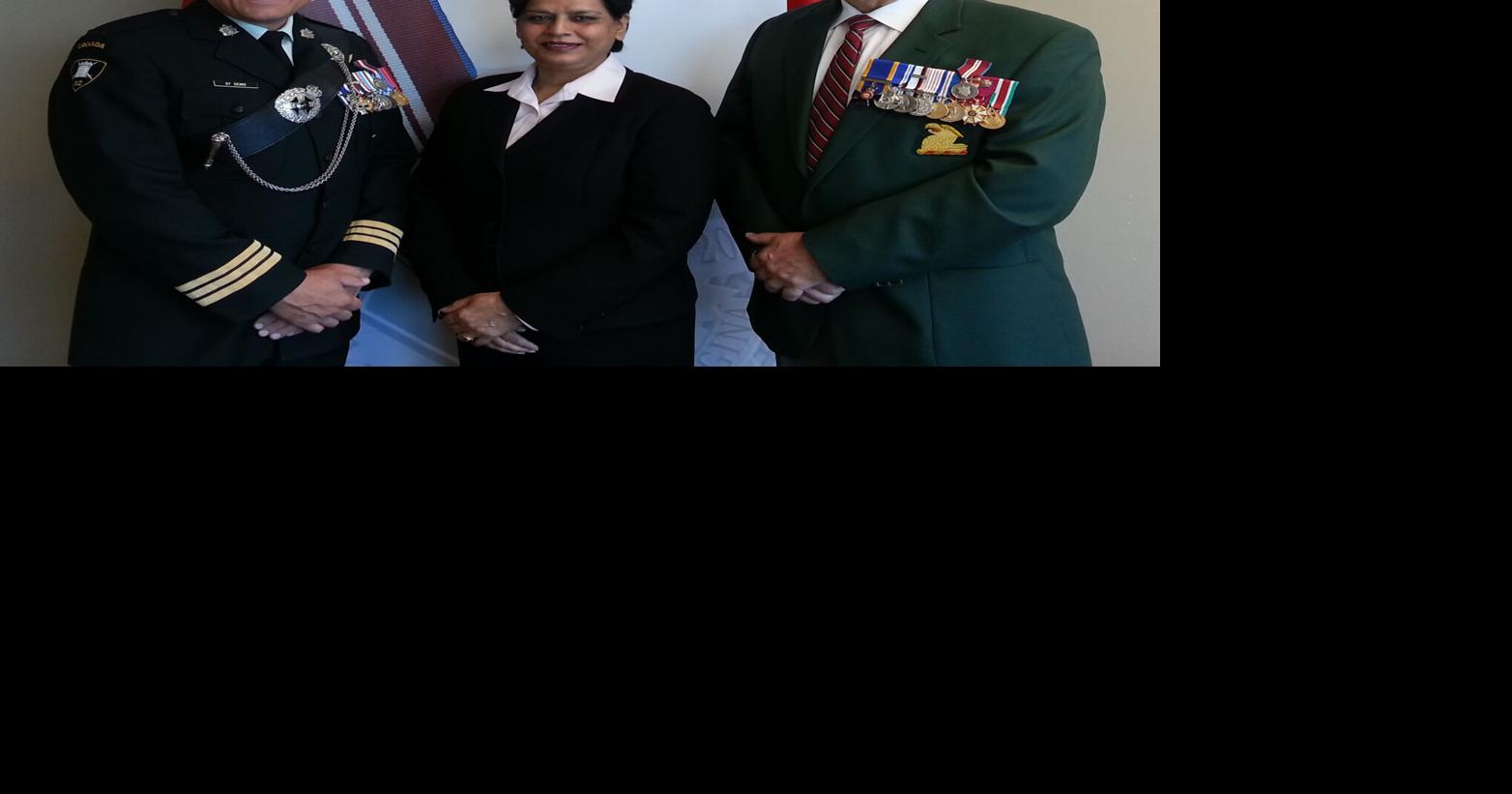 Jubilee medal awarded to two Mississauga veterans