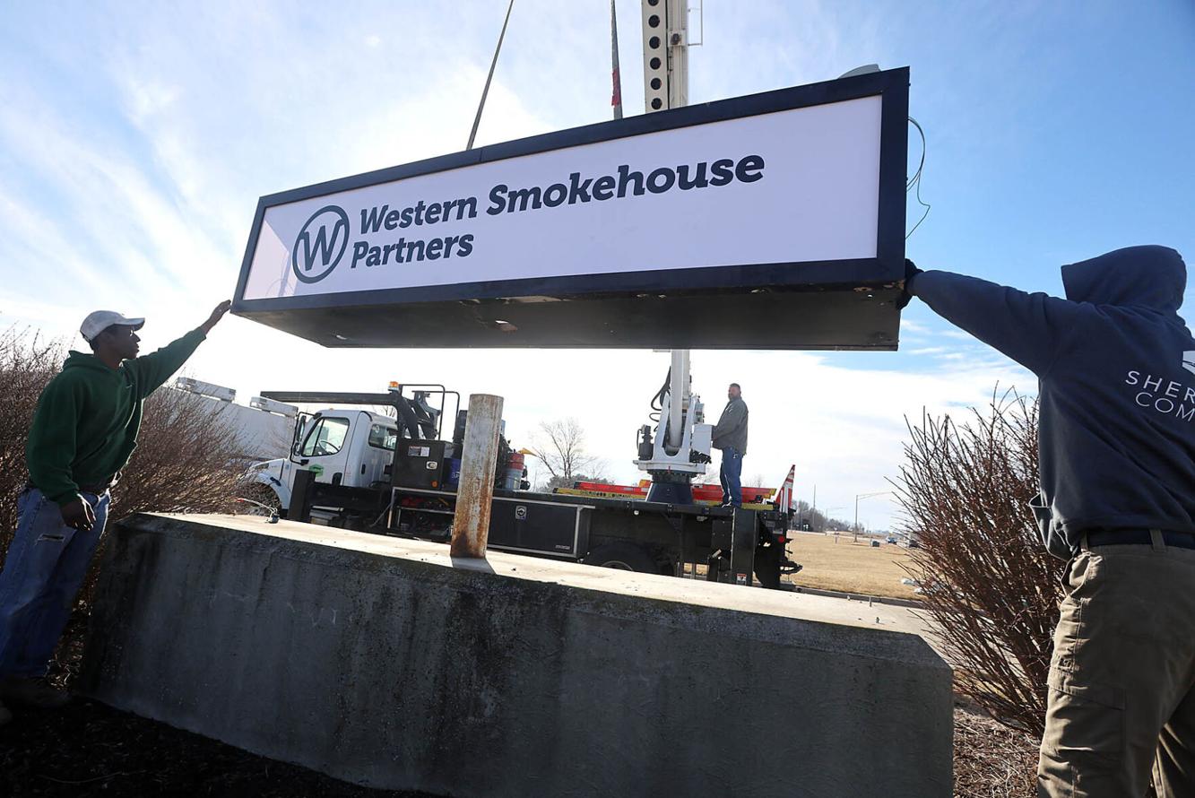 Western Smokehouse Partners Signage for the company installed The