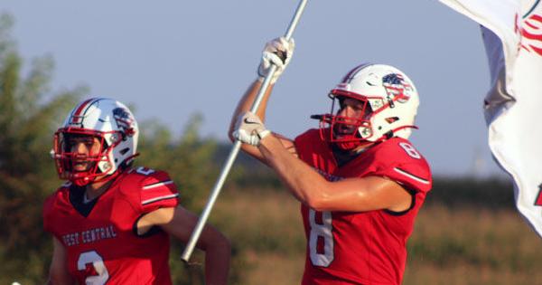 Prep football: West Central takes early lead before game suspended