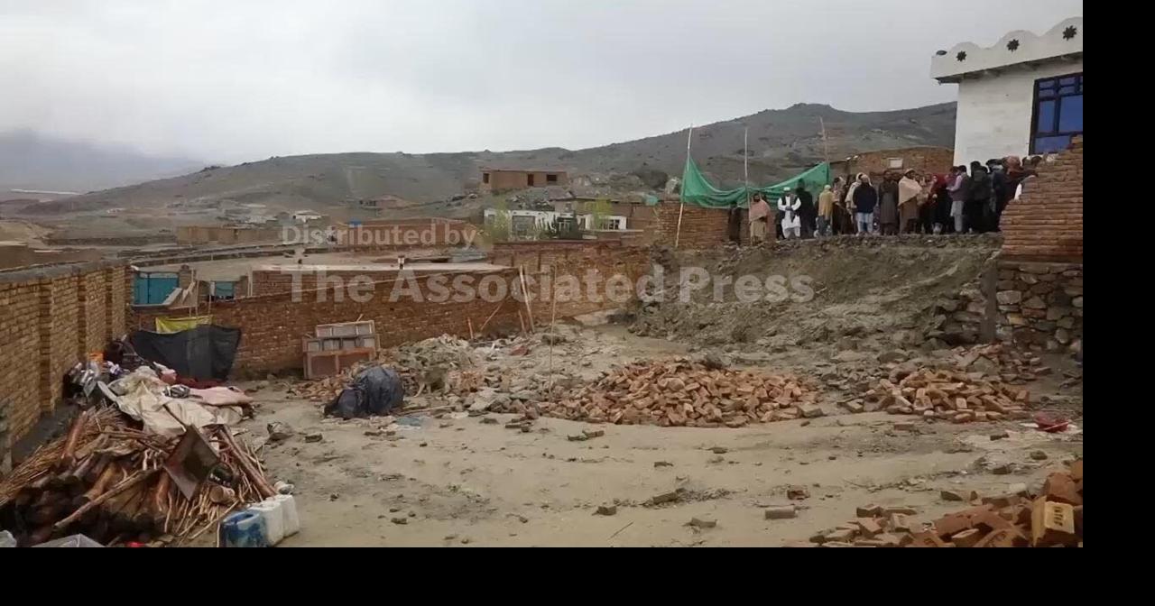 Buildings damaged on outskirts of Kabul after 5.8 magnitude quake hits Afghanistan and Pakistan