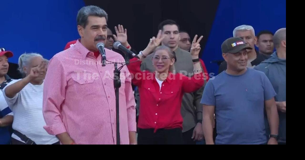 Venezuela's Maduro breaks into singing John Lennon's 'Imagine' as he talks about US tensions