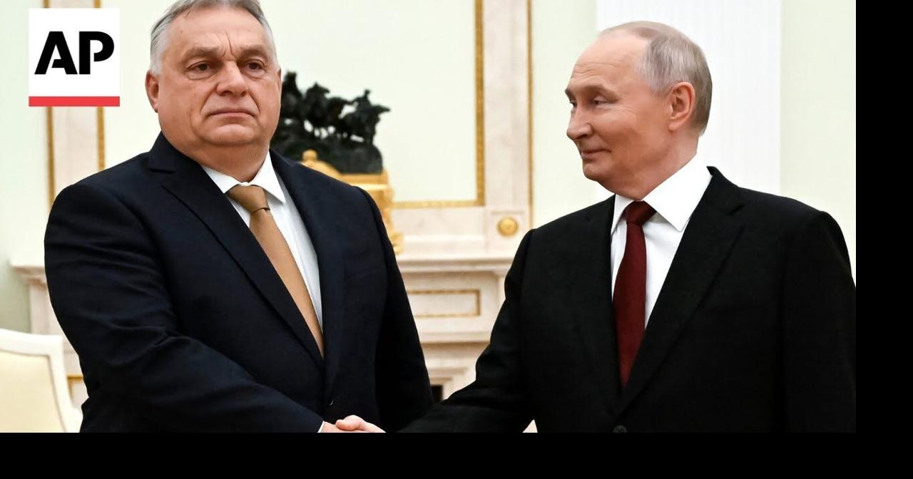 Putin and Orban meet in Moscow to discuss energy supply