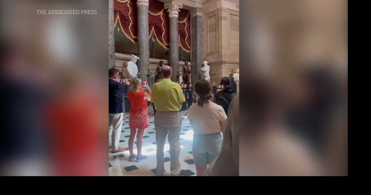 Capitol Police stop a youth performance of the ‘Star-Spangled Banner’