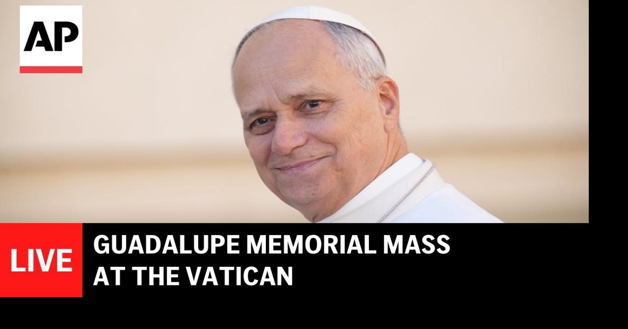 LIVE: Guadalupe memorial mass at the Vatican