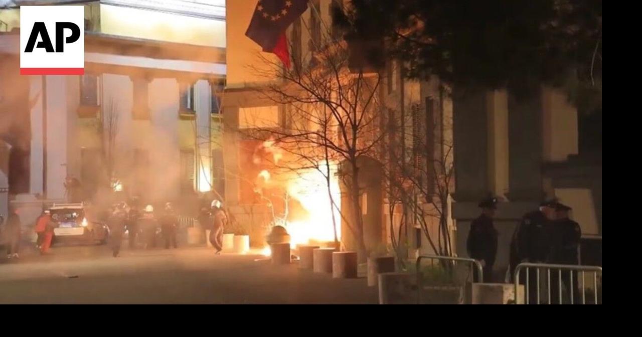Clashes break out in Albania's capital at protest by opposition supporters