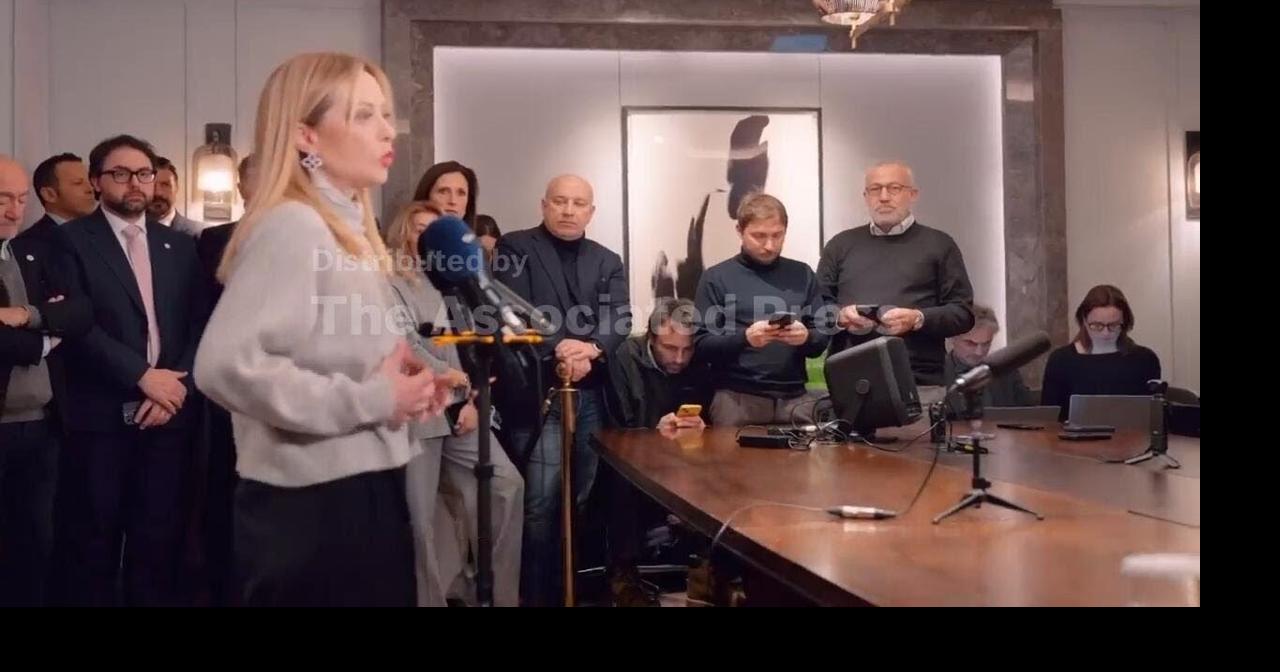 Italy's Meloni says Trump imposing tariffs on European countries over Greenland dispute a 'mistake'