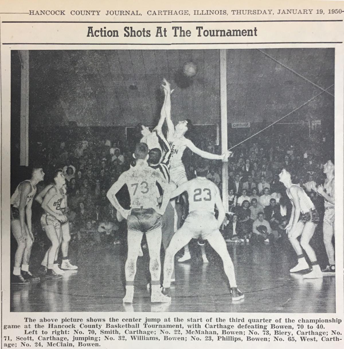 Hancock County Basketball Tournament In The 1940s Journal Pilot