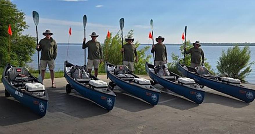 Warsaw VFW hosts Mississippi paddlers