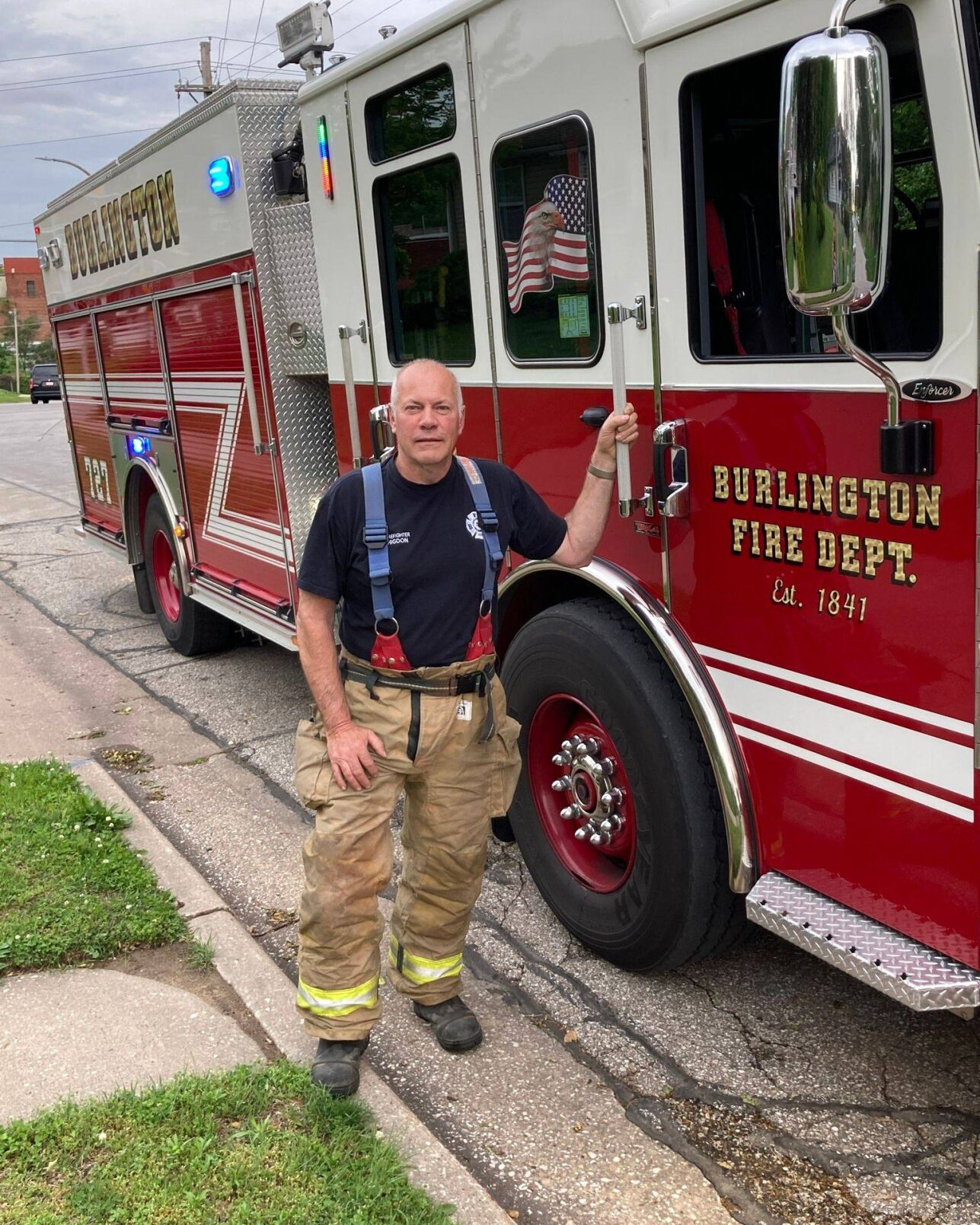 Burlington Firefighter Retires After 34 Years | The Hawk Eye ...