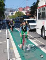 New Generation Of Bike Lanes Brings The Green To Local Economies