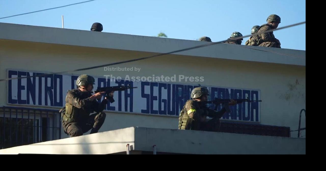 Police officers killed in Guatemala gang violence after inmates take over prisons