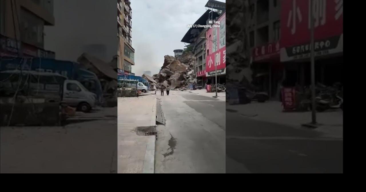 Landslide in southwest China buries homes and forces hundreds to evacuate