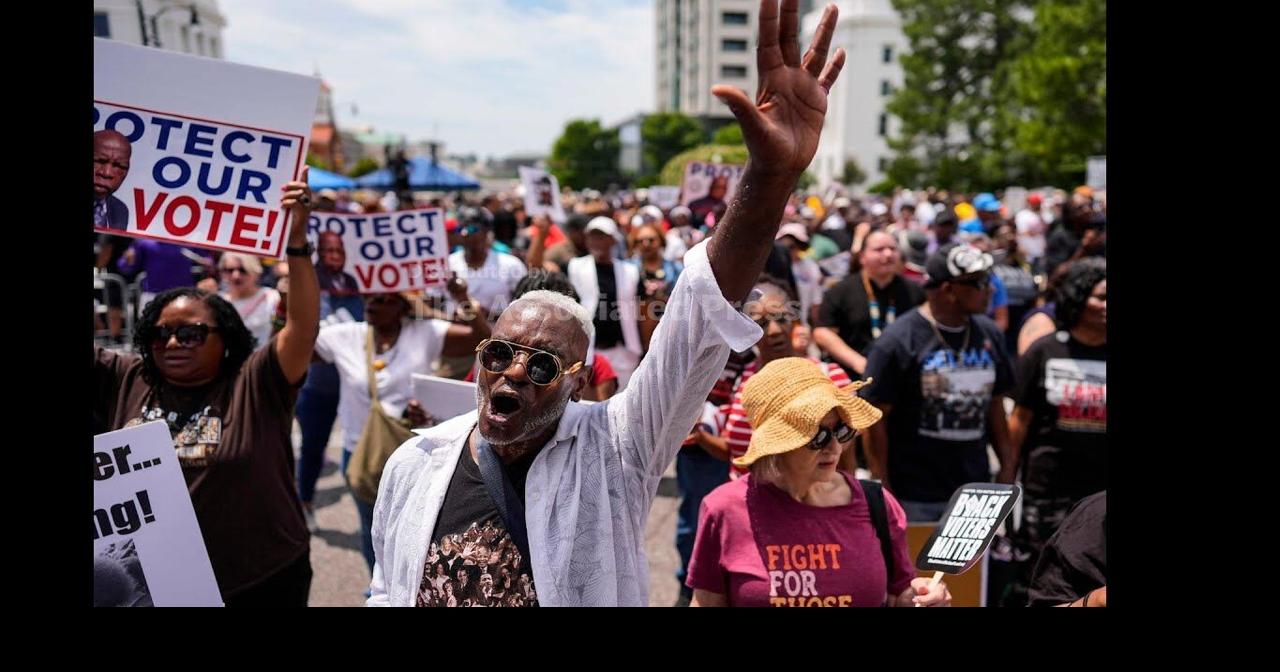 Groups rally to defend Black political representation in Alabama