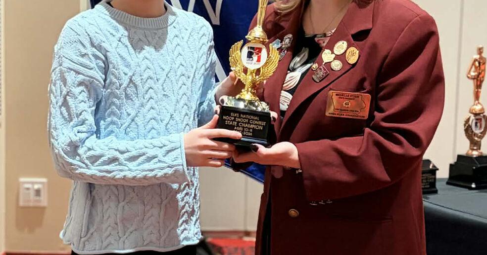 CL's Ellie Warneke takes first in state hoop shoot