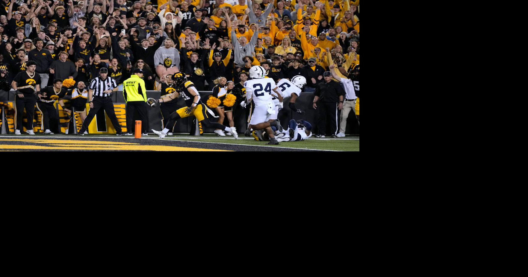 College football: 5 Iowa players named to All-Big Ten team