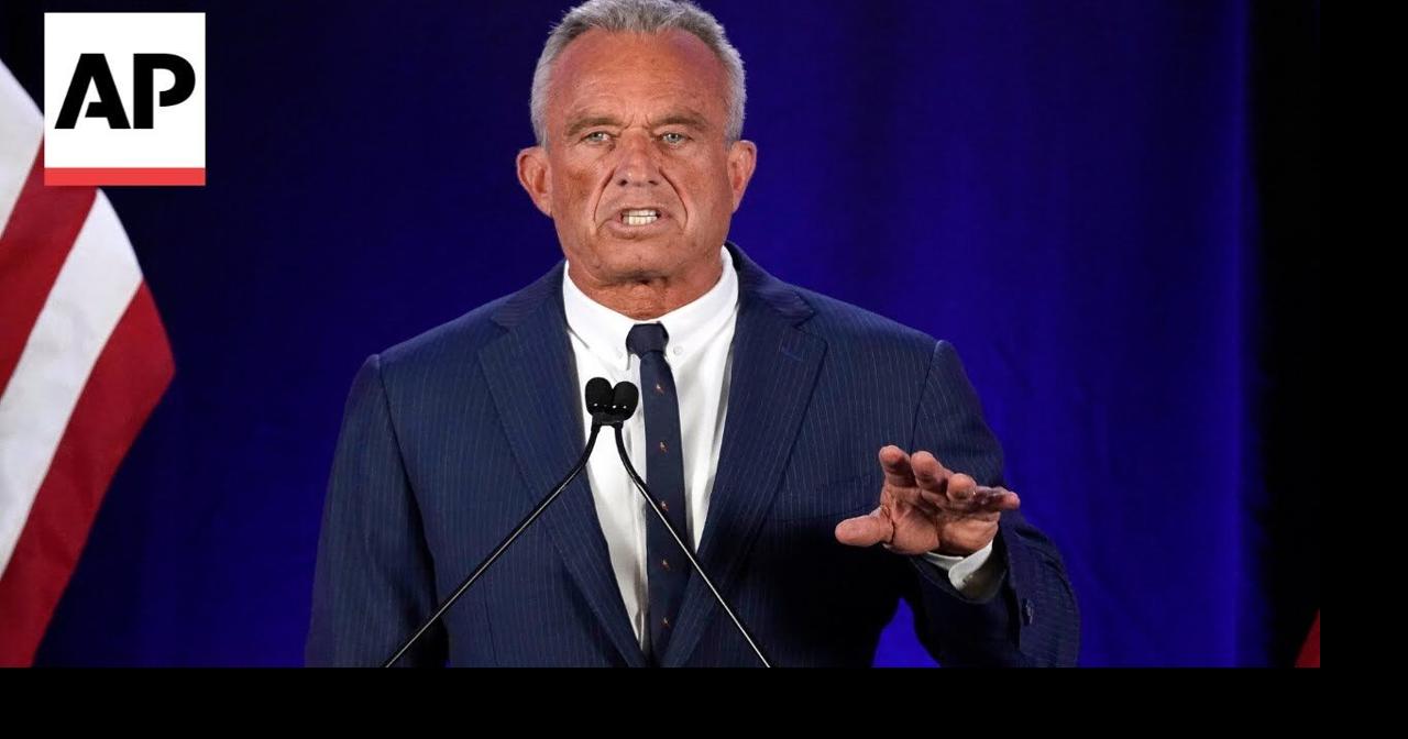 RFK Jr. suspends his presidential bid and backs Donald Trump