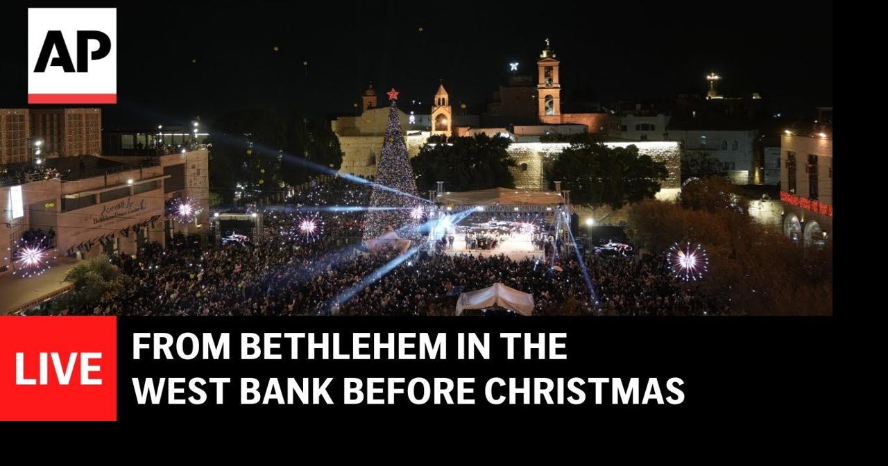 LIVE: From Bethlehem in the West Bank before Christmas