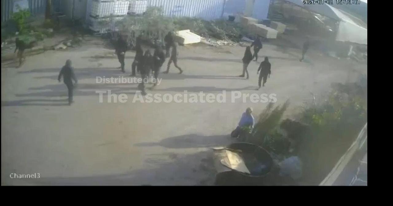 Video shows masked, armed men beating Palestinian during attack on plant nursery in West Bank